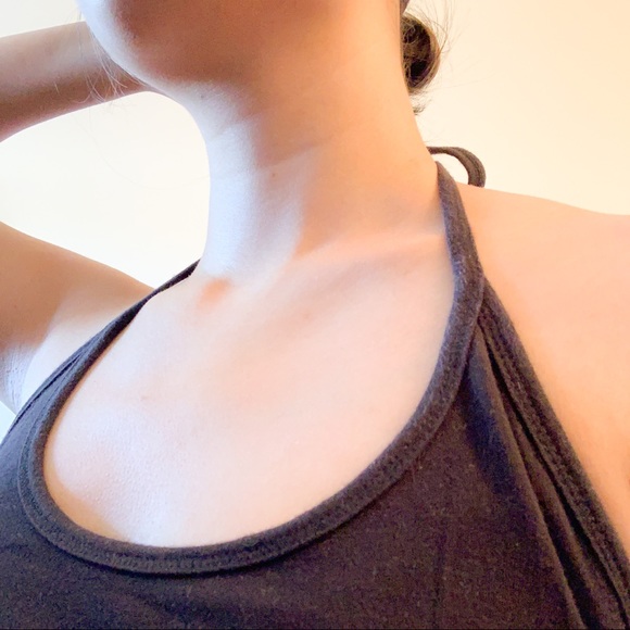 Black Halter Top - Picture 2 of 3